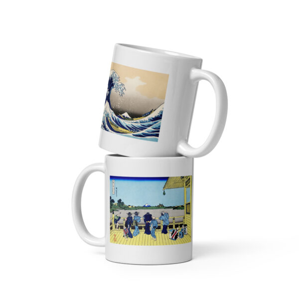 Hokusai -Great Wave & Fuji View Mug